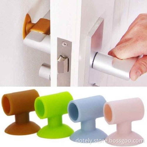 Silicone Doorknob Handle Protective Tube Covers